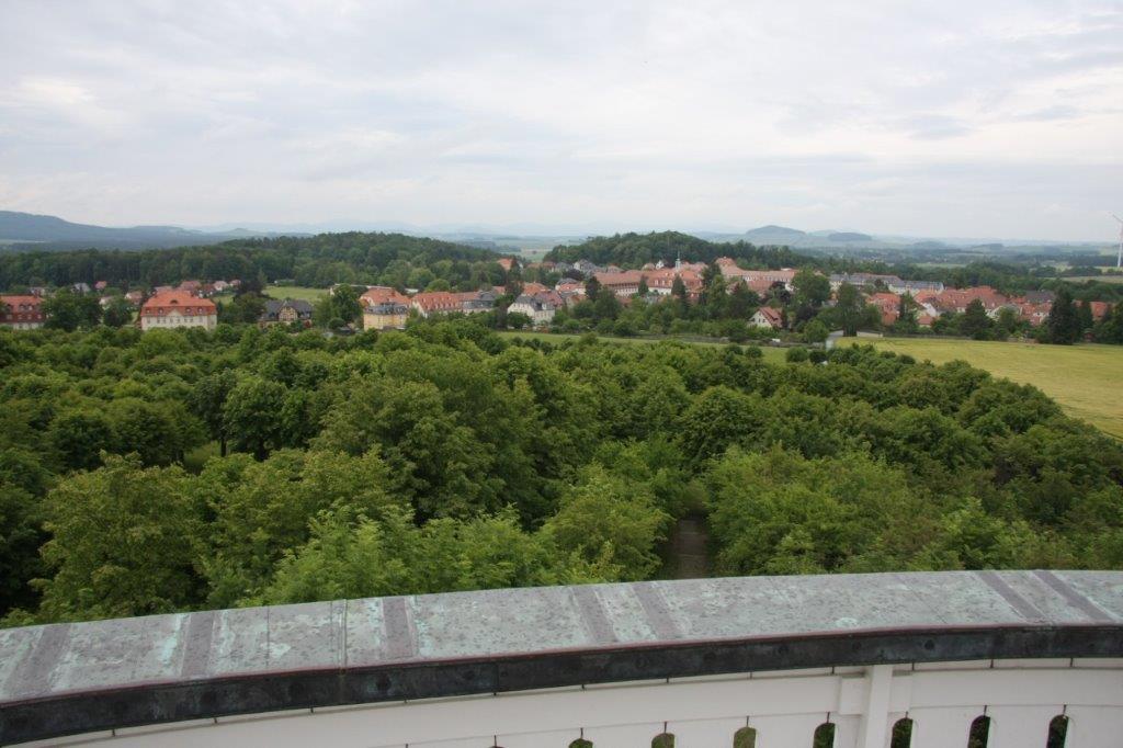 Blick auf die Ortschaft Herrnhut